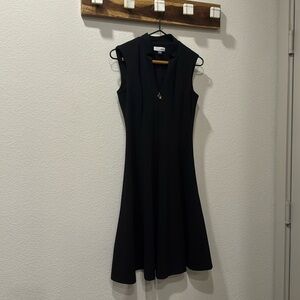 Calvin Klein Black Midi Dress